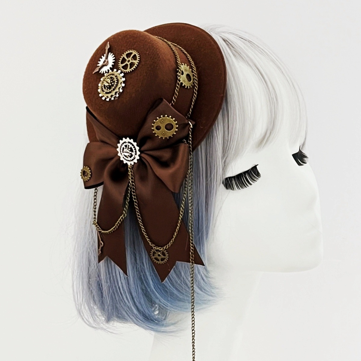 Men'S Victorian Accessories - Mini chapeau haut-de-forme gothique pour Halloween,