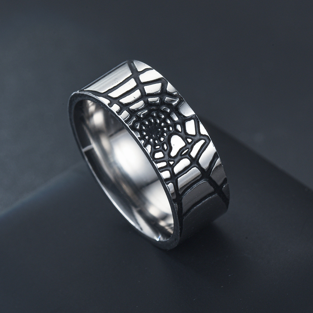 Men Accessories Wedding - Bague en toile d'araignée Simple en