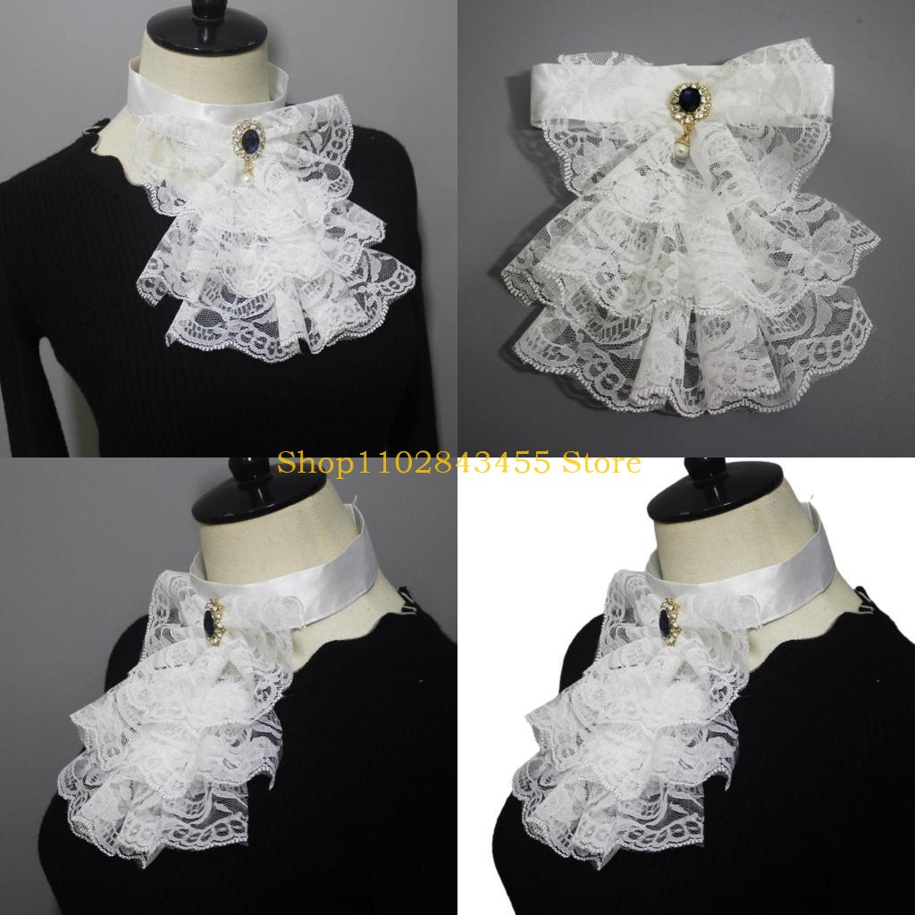 Men'S Victorian Accessories - Collier à volants en Tulle Clown