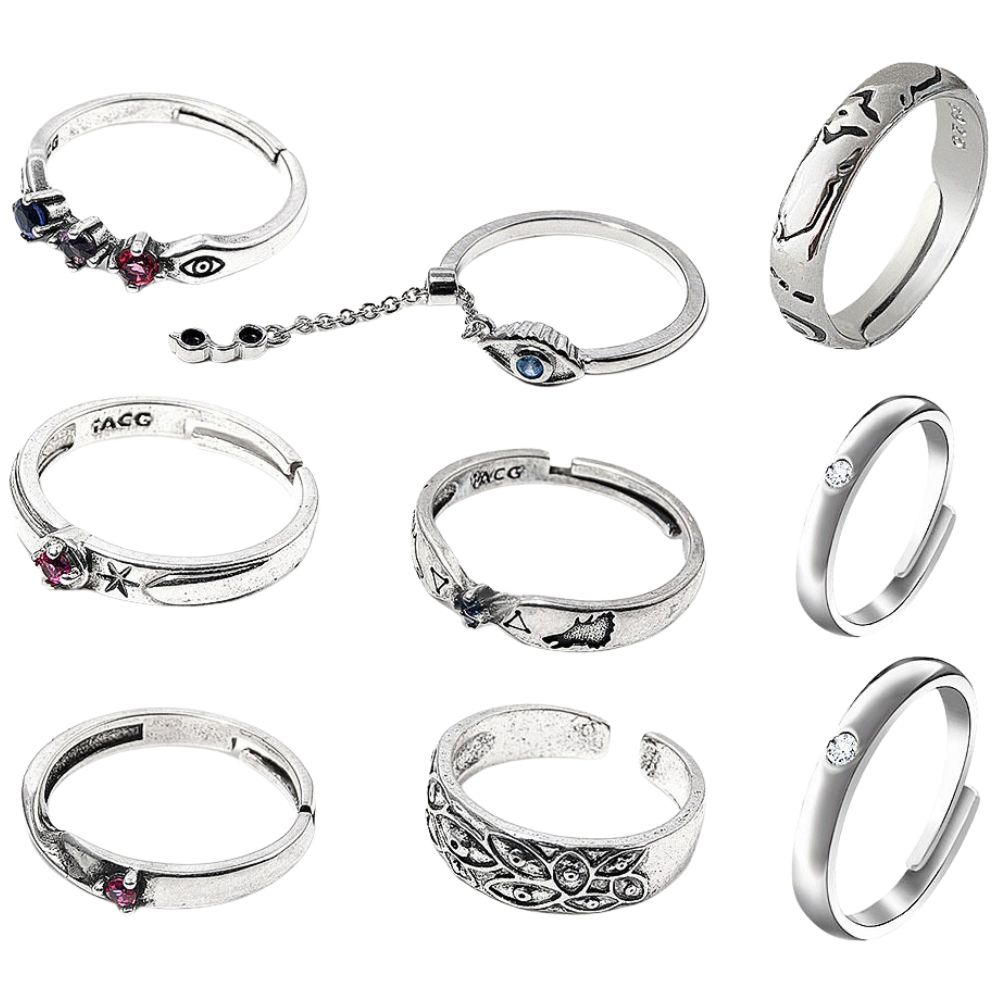 Men Accessories Gift Set - Anneaux Anime JJK Yuta Okkotsu Cosplay