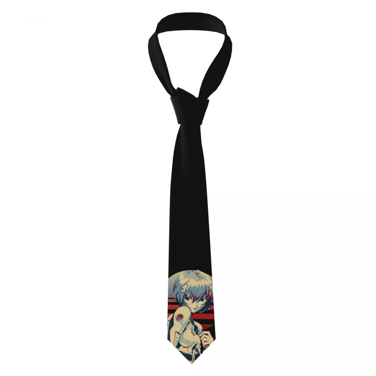 Men Accessories Wedding - Rei Ayanami cravates classiques unisexe soie