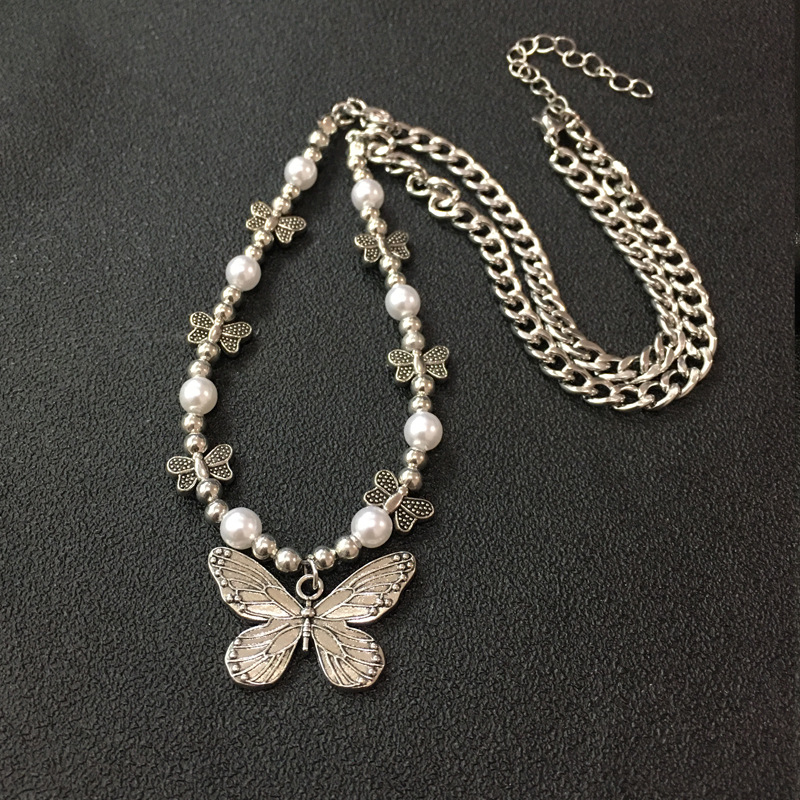 Men Accessories Aesthetic - Gothique Papillon Pendentif Collier pour Femmes