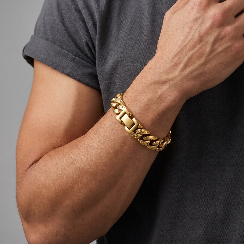 Men Accessories Bd - Bracelet pour homme en acier inoxydable