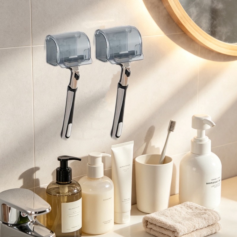 Men'S Accessories Rack - 1-5 Pièces Support de Rasoir Mural