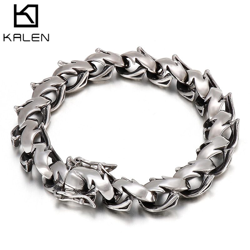 Men Accessories Bd - KALEN – Bracelet épais poli pour
