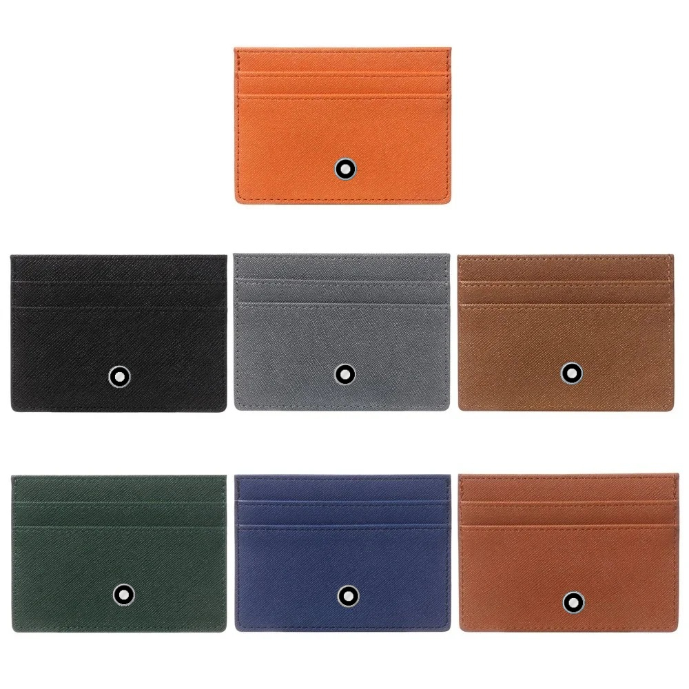 Coin Holder Men - Portefeuilles fins en cuir minimalistes pour