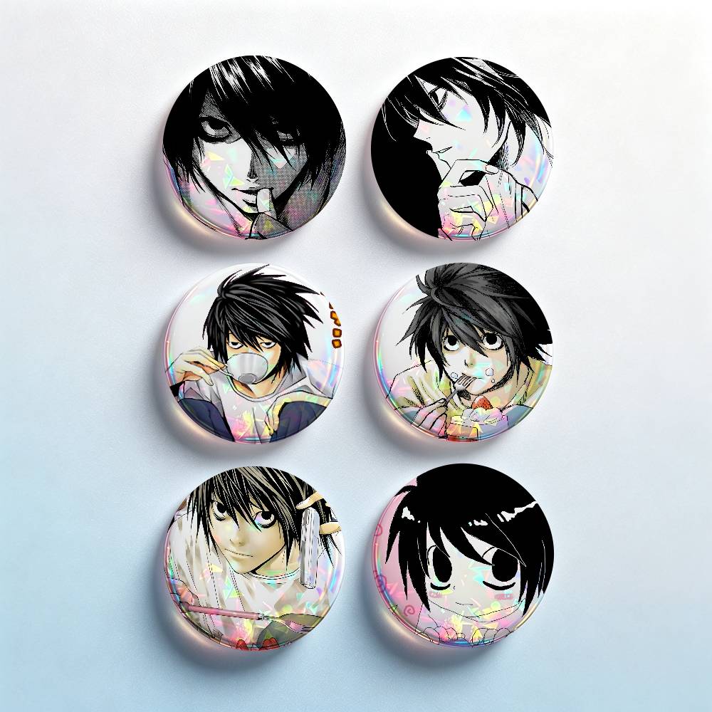 Men Accessories Gift Set - Ensemble de 2 badges L-L Lawliet