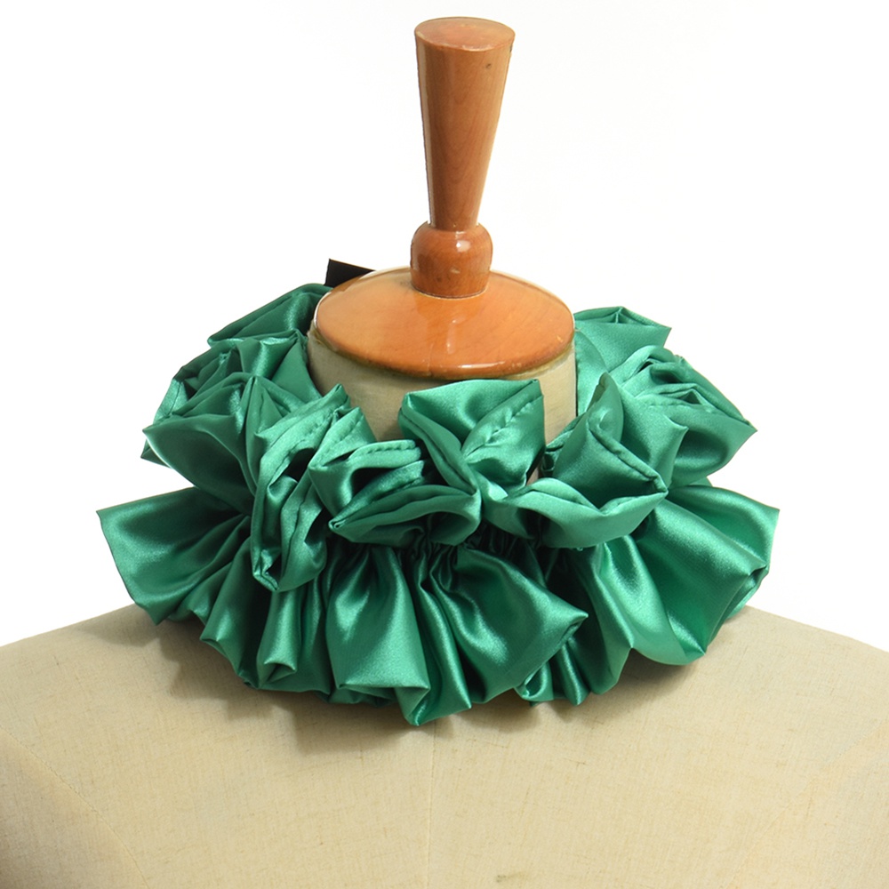 Men'S Victorian Accessories - Clown Cosplay Satin col à volants