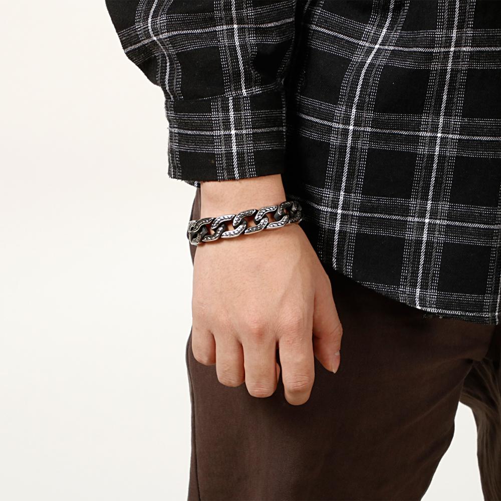 Kalen – Bracelets Punk en acie - Men Accessories Bd avis et prix