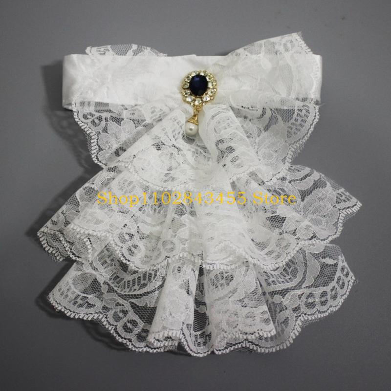Collier à volants en Tulle Clo - Men'S Victorian Accessories avis et prix