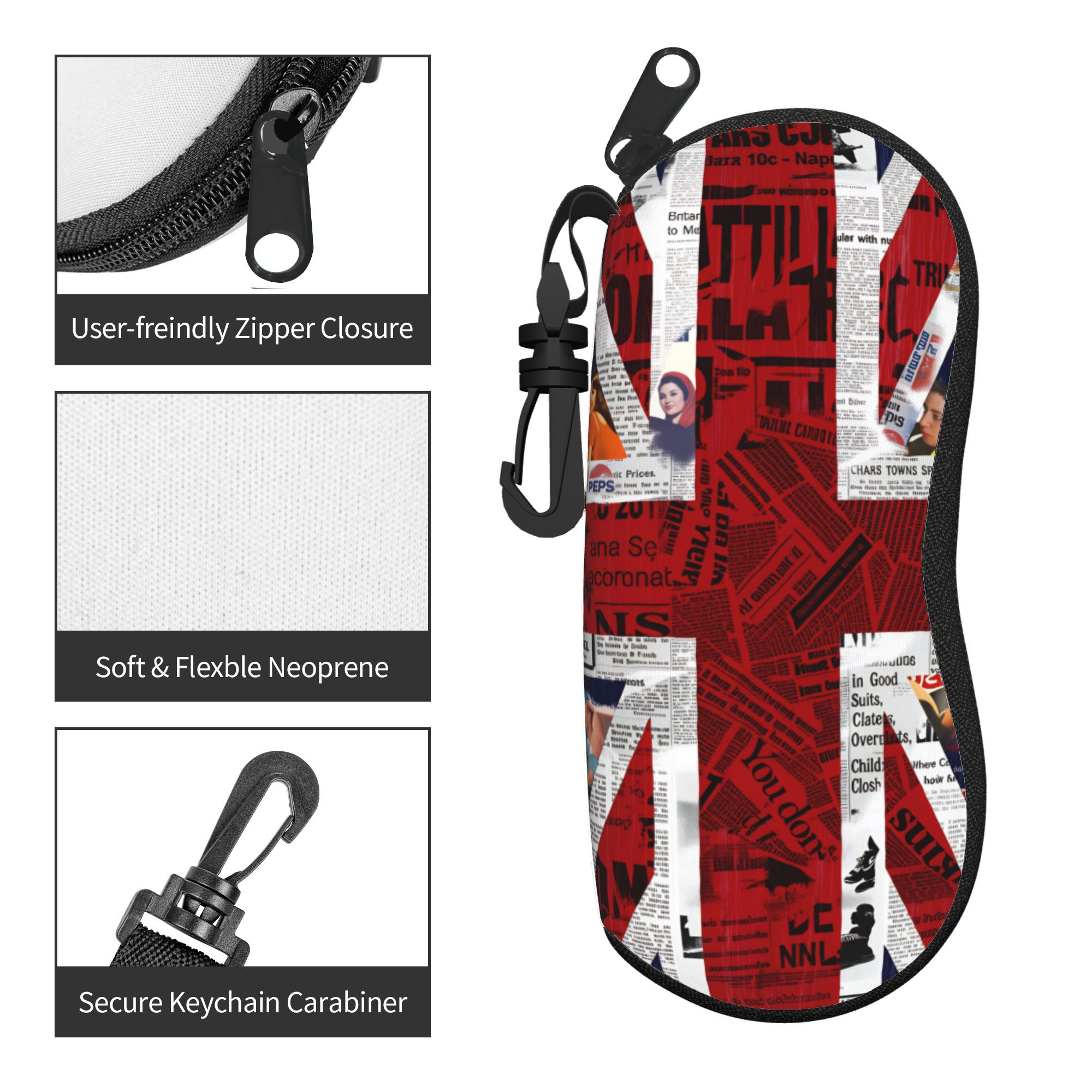 Étui à lunettes drapeau britan - Men'S Accessories Uk avis et prix