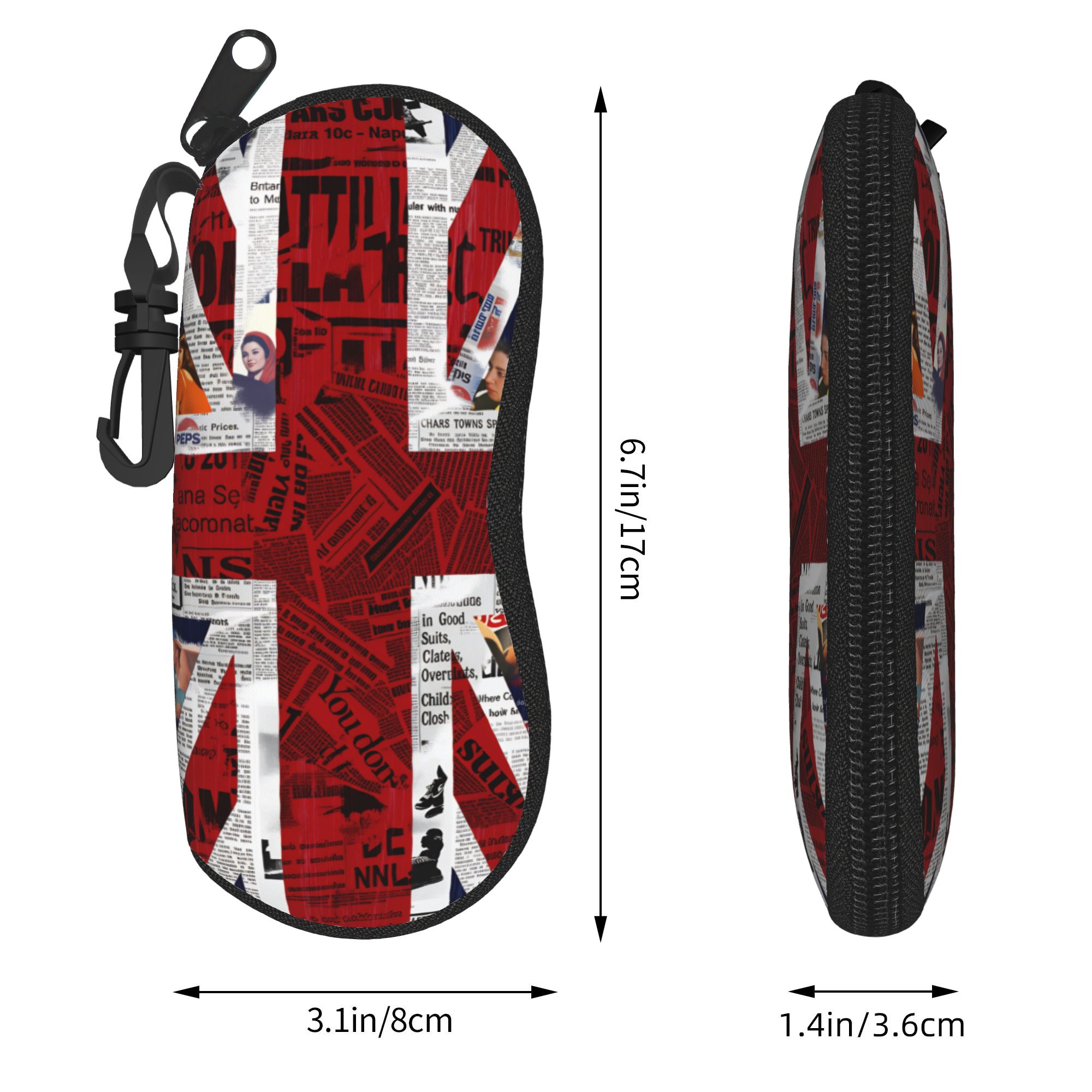 Étui à lunettes drapeau britan - Men'S Accessories Uk avis et prix