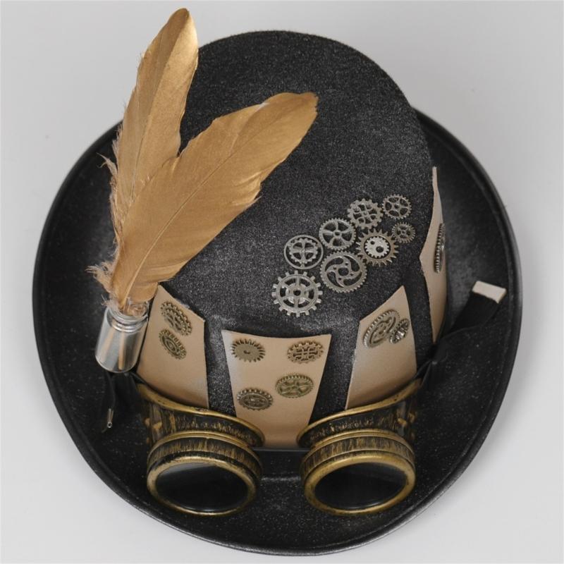 Chapeau haut-de-forme Gold Gea - Men'S Victorian Accessories avis et prix