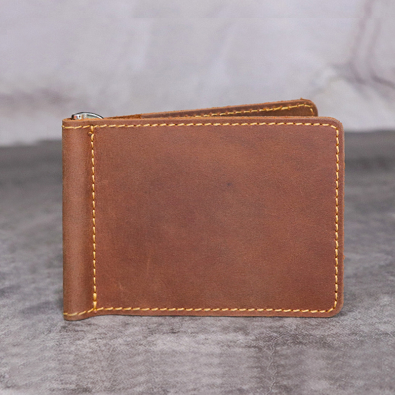 Portefeuille en cuir véritable - Bifold Leather Wallet avis et prix