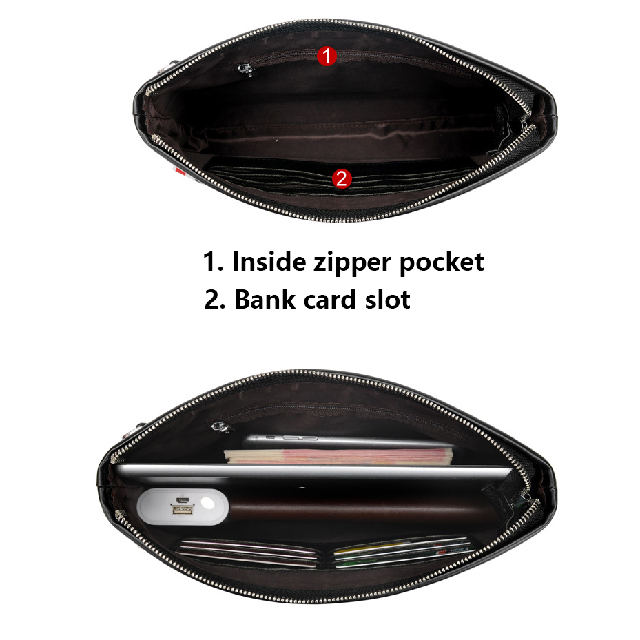 Portefeuille de luxe en cuir p - Coin Holder Men avis et prix