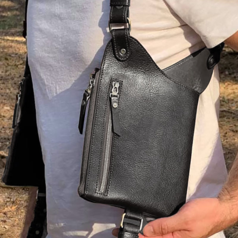 Étui de harnais en cuir Steamp - Men'S Viking Accessories avis et prix