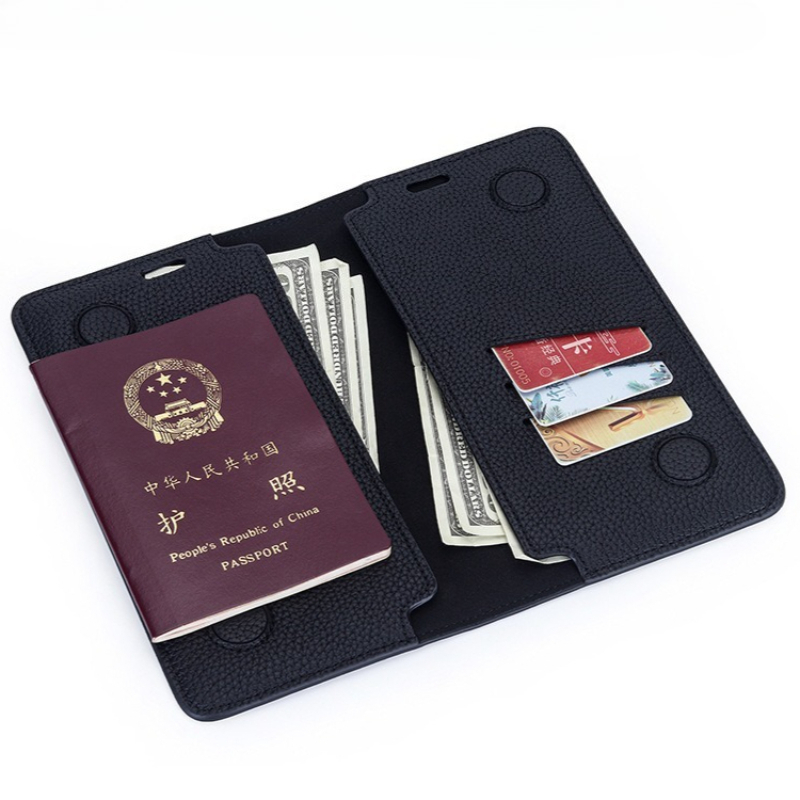 Portefeuille de passeport fin  - Bifold Leather Wallet avis et prix