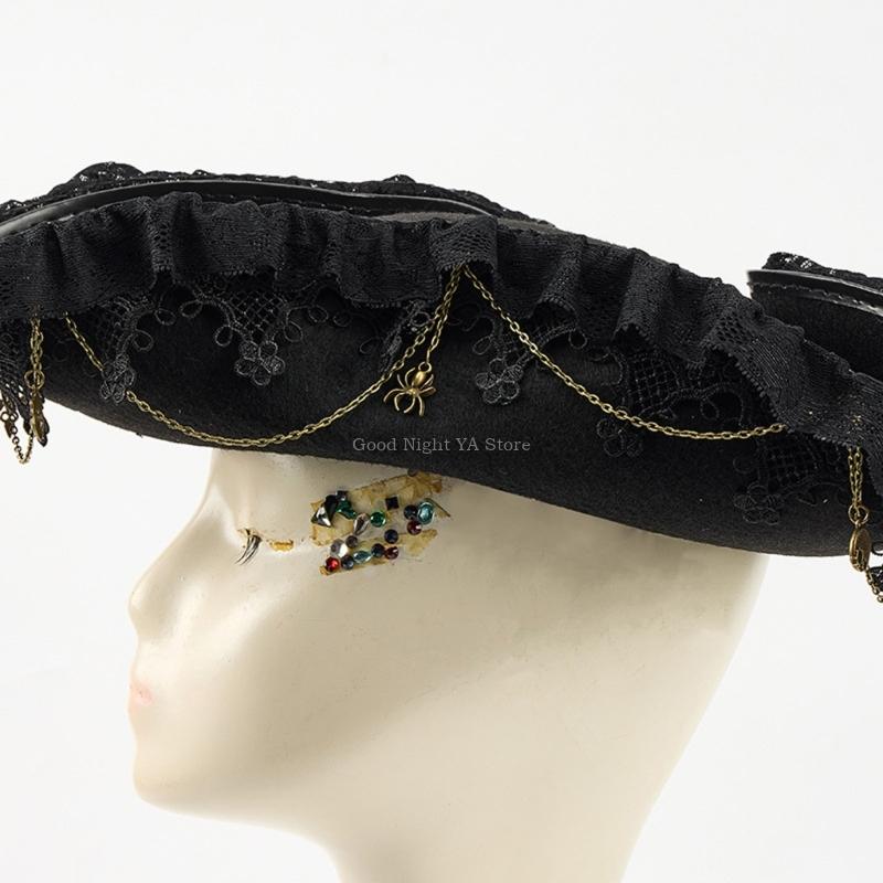 Hat pirate matériel chauve-sou - Men'S Victorian Accessories avis et prix