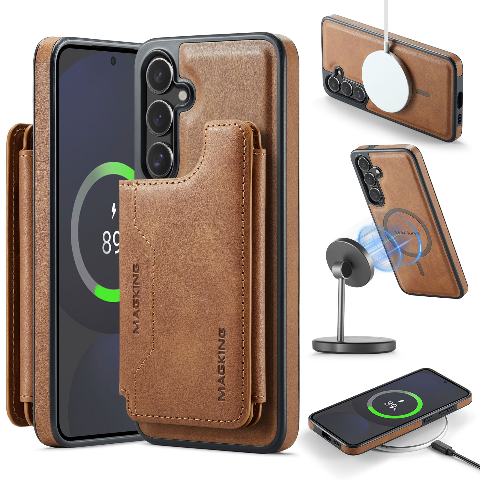 Étui portefeuille porte-cartes - Bifold Leather Wallet avis et prix