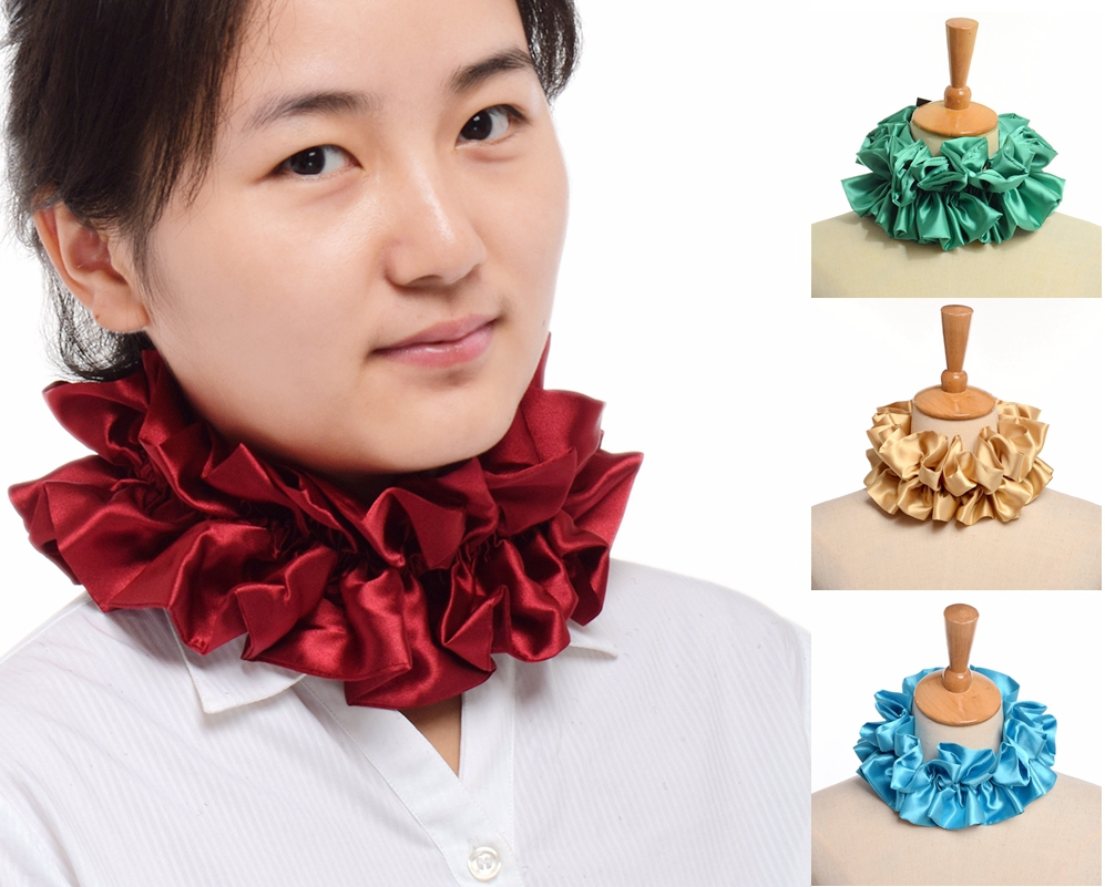 Clown Cosplay Satin col à vola - Men'S Victorian Accessories avis et prix