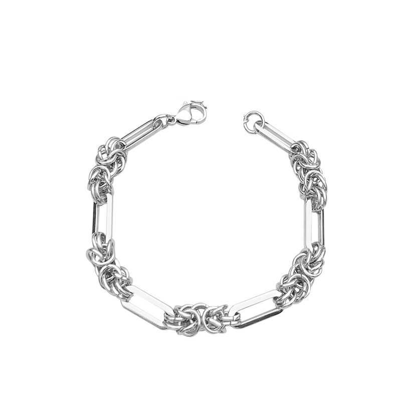 SION L-Bracelet byzantin en ac - Men Accessories Aesthetic avis et prix