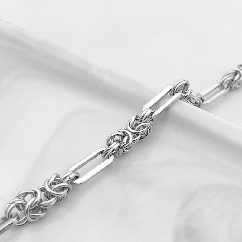 SION L-Bracelet byzantin en ac - Men Accessories Aesthetic avis et prix