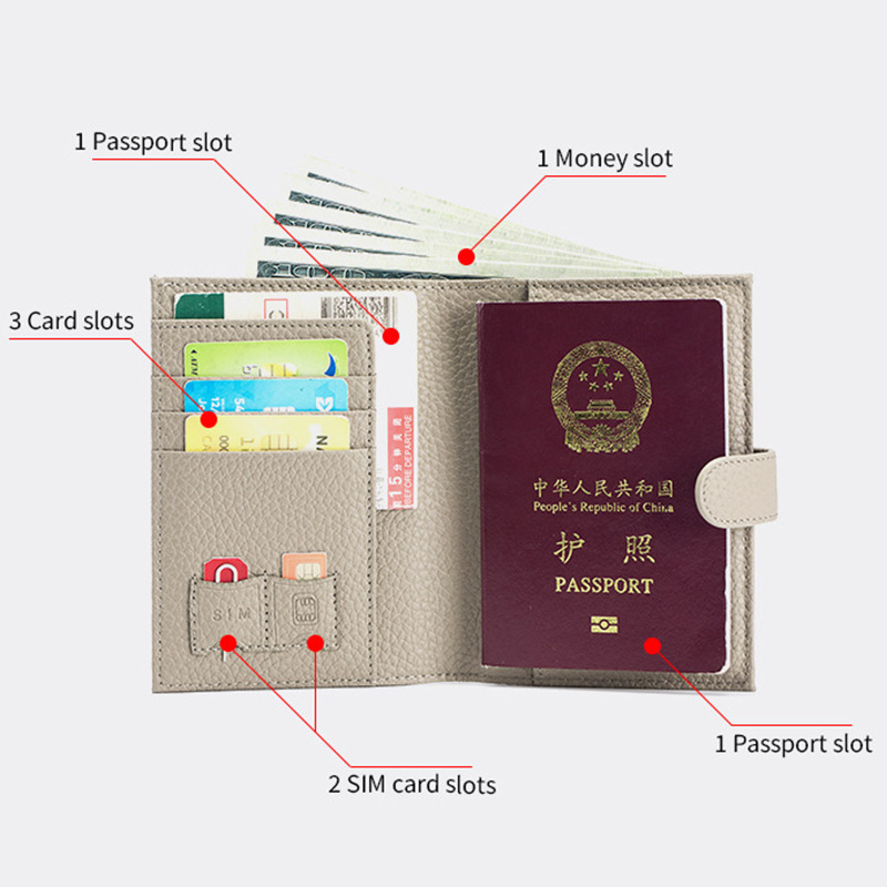 Porte-passeport en cuir de vac - Men'S Accessories Travel Bag avis et prix