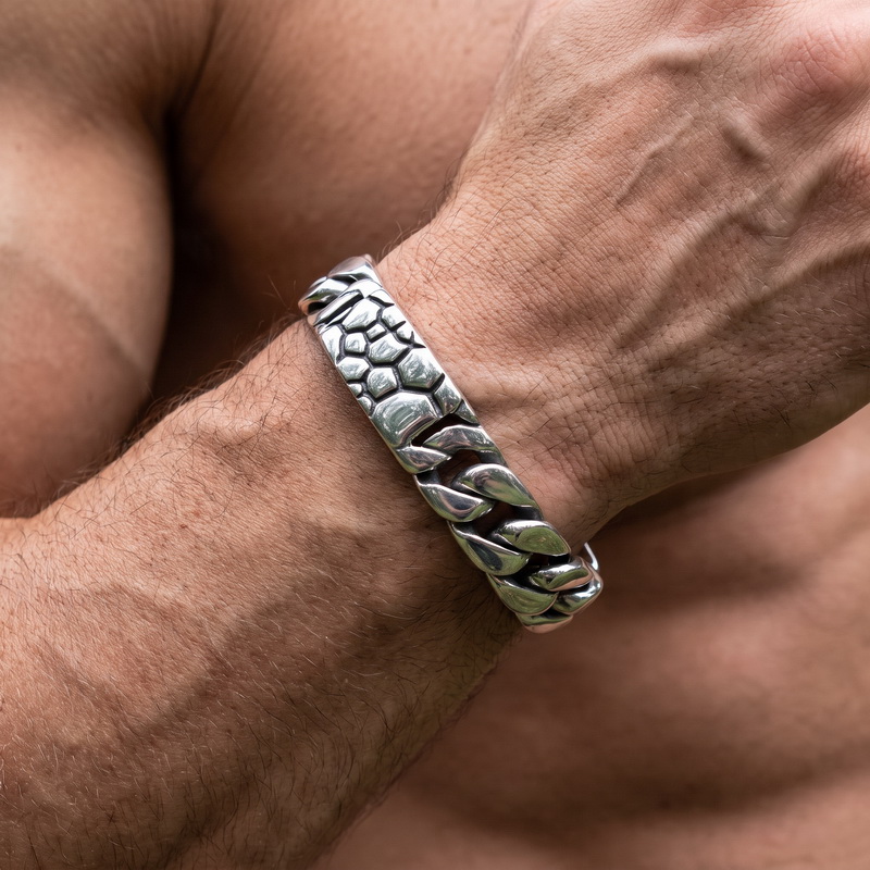 Bracelet chaîne gourmette vint - Men Accessories Bd avis et prix