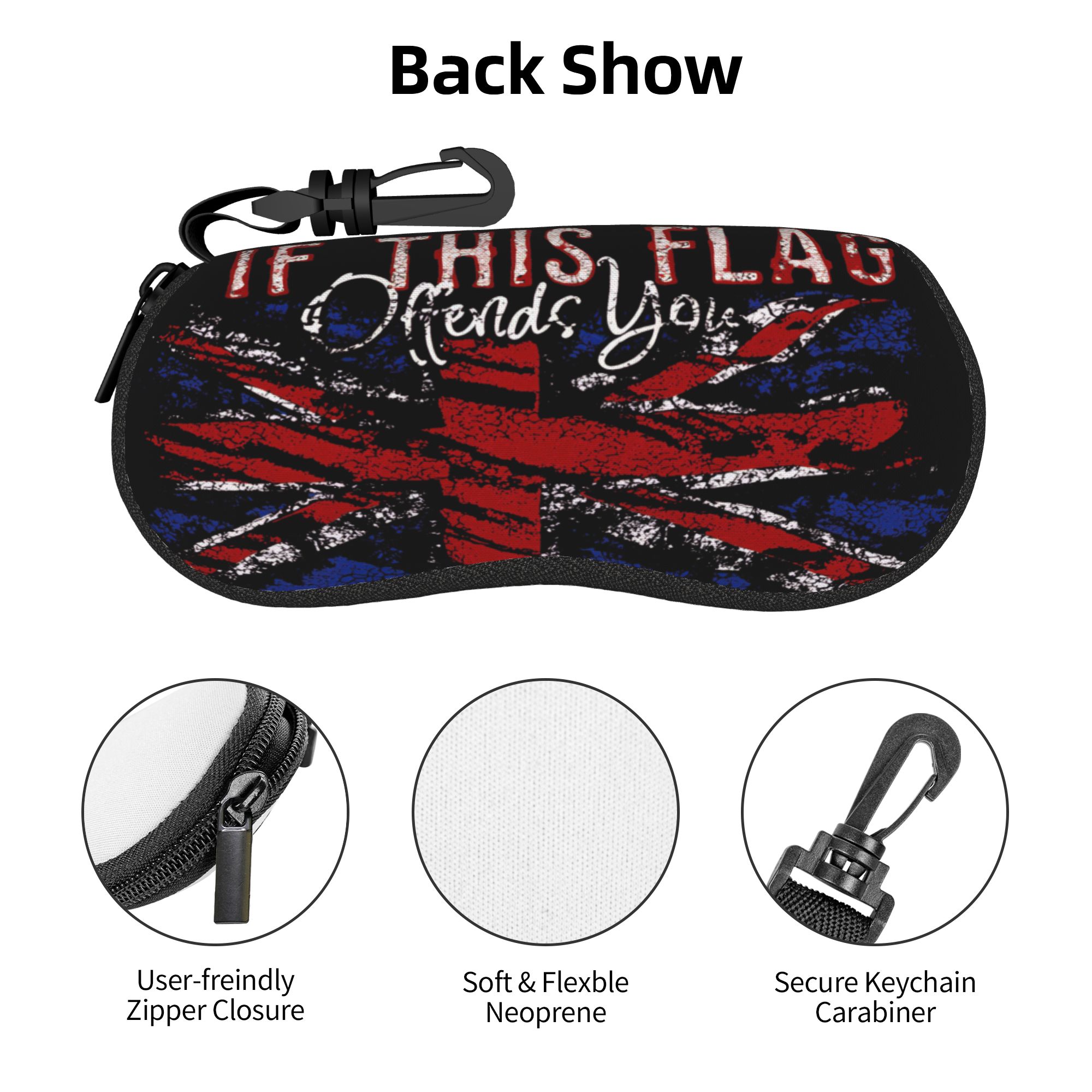 Étui à lunettes drapeau britan - Men'S Accessories Uk avis et prix