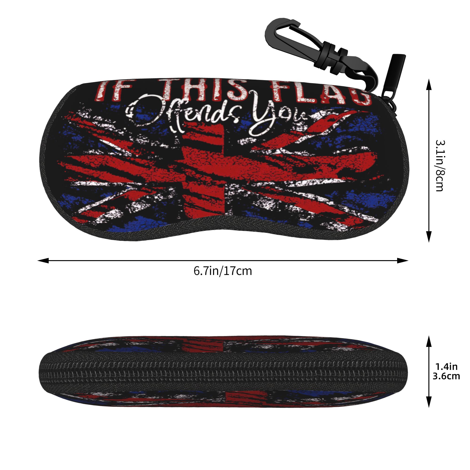 Étui à lunettes drapeau britan - Men'S Accessories Uk avis et prix
