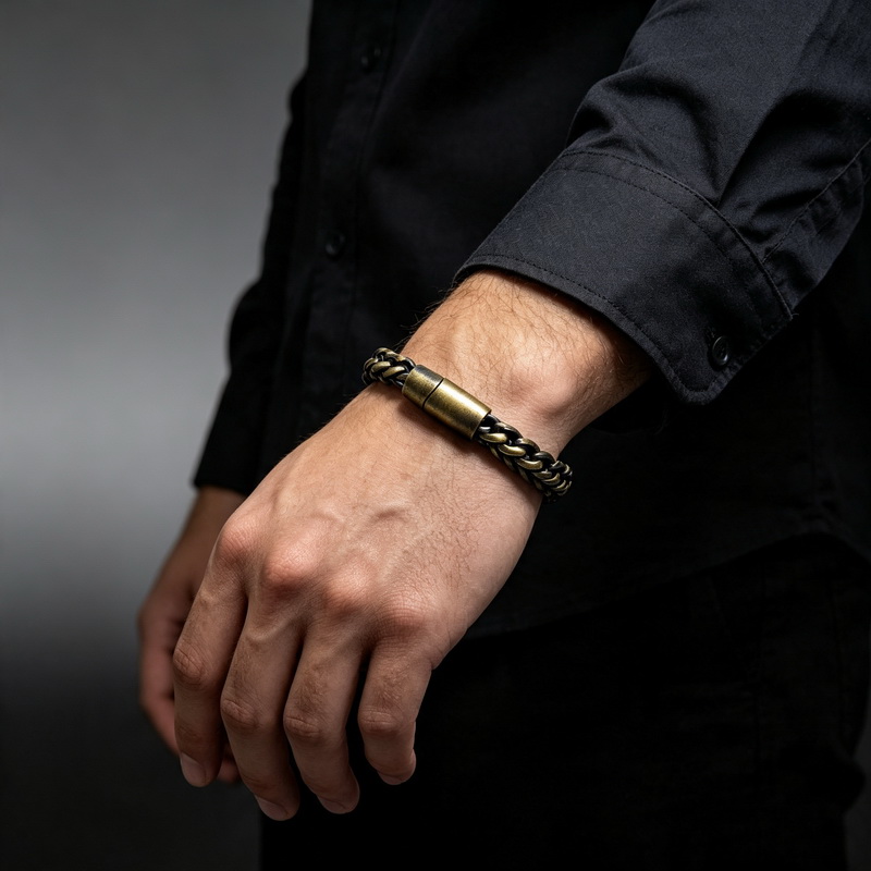 Nouveau Bracelet Rétro en Acie - Men Accessories Bd avis et prix