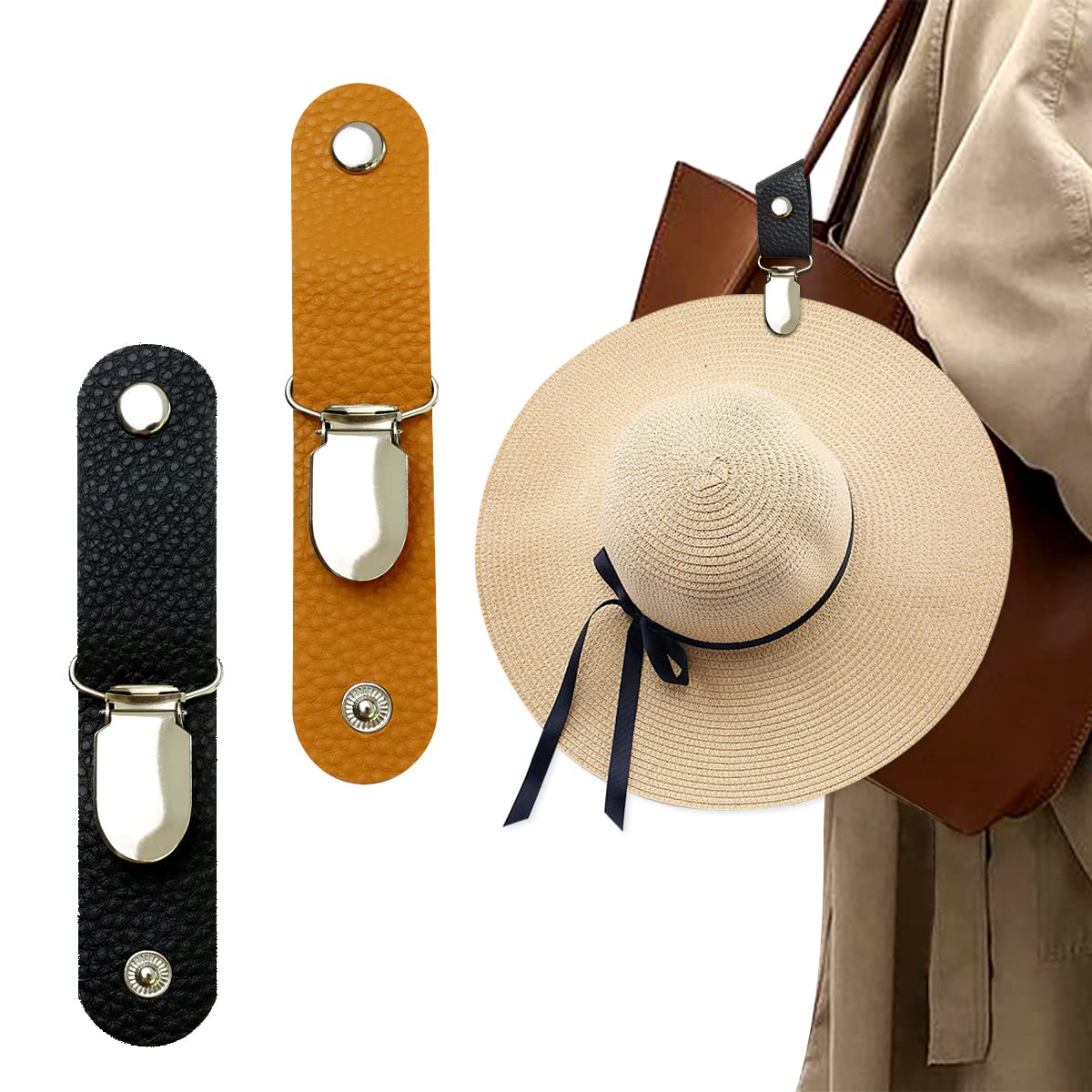 Clip à chapeau en cuir PU pour - Men'S Accessories Travel Bag avis et prix